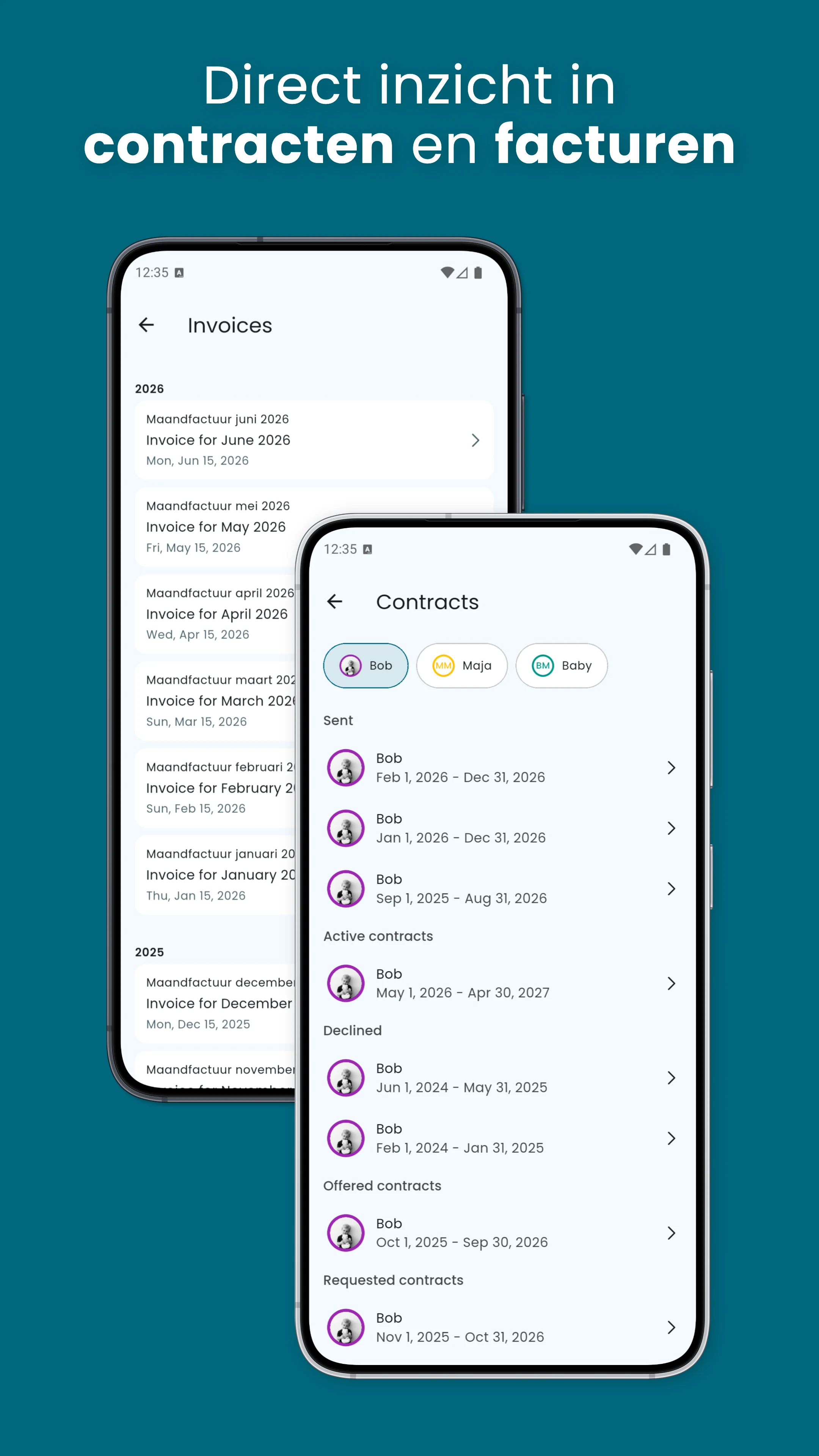SDB Octopus: OuderApp screenshot